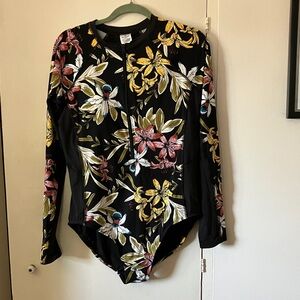 Alaskan Hardgear Floral Long Sleeve Swimsuit